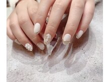 アイボリードット(ivory.)/ぷっくりお花　持ち込みデザイン