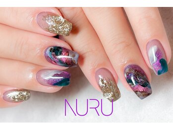 ヌル ネイル 新宿(NURU NAIL)/個性派/秋冬/ハンド/鉱石/鉱物