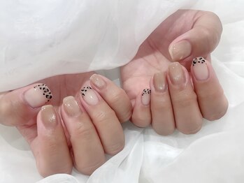 サロン ド リリー(salon de Lily)/《パラジェル》ヒョウ柄フレンチ