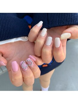 ビー 高槻(be)/ネイルデザイン/最新/シンプル