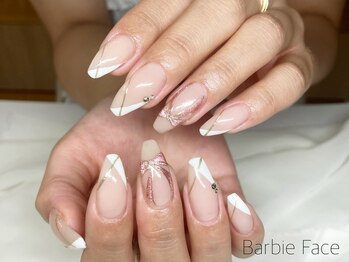 バービーフェイス 恵比寿(Barbie Face)/大人リボンネイル