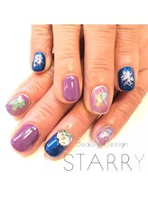 スターリー(STARRY)/パープル　ネイビー　囲み