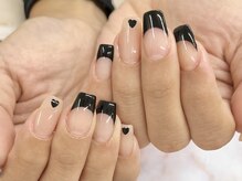 ディーネイル 京橋(D-nail)/立和名/シンプルハートフレンチ