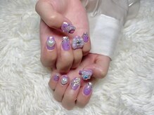 ネイルアンドアイラッシュサロン エスポアール(nail&eyelash salon espoir)/量産型ネイル　ライブネイル