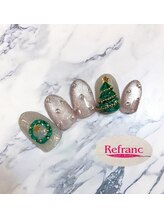 ルフラン 津田沼店(Refranc)/メリークリスマスネイル