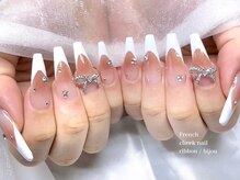 ロワ バイ ジョアアンジェ(Roi by joieange)/フレンチネイル　チークネイル