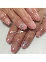 フロージュ ネイル(florjyu nail)/グラデーションワンポイントnail