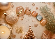 デルマーネイル 湘南台(Del Mar Nail)/1２月フット定額デザイン