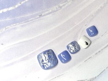 シエル ネイルズ(CIEL NAILS)/2026年3月 定額 フットアート2