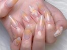 オレンジチーク×プルメリア