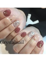 クリスタルネイル ボンベルタ橘店(CRYSTAL NAIL)/シンプルネイル