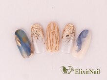 エリクサーネイル 神田(Elixir Nail)/シンプル/クーポン使用