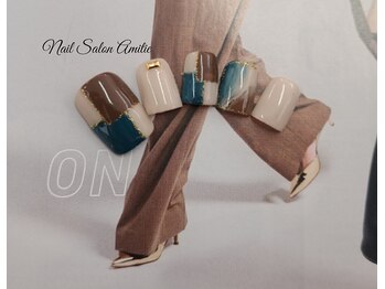 ネイルサロン アミティエ(Nail Salon Amitie)/Hand&Foot*△お揃いfoot nail＊