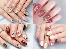 オフィス/韓国/ガーリーデザイン＊ フィルインで爪に優しく◎