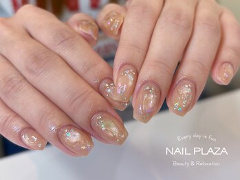 ネイルプラザ 河原町OPA店(NAIL PLAZA)/うるちゅるぷっくりニュアンス