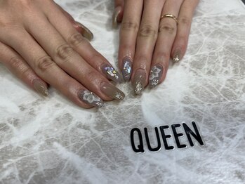 クイーン(Queen)/韓国トレンドネイル
