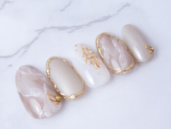 モアニ ヒロオ 渋谷店(MOANI Hiroo)/ミラーニュアンスネイル