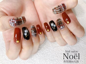 ノエル(Noel)/ブランケットチェックネイル