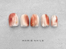 マリー ネイルズ いわきラトブ店(MARIE NAILS)/定額6600円税込 レッド1121d