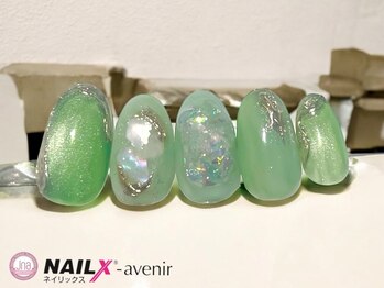 ネイリックス アヴェニール(NAILX avenir)/淡グリーンマグネット