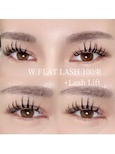 ラ ミュー(LaMieux)/まつげパーマ×Wフラット100束