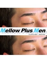メロウプラス(mellow+)/メンズ眉毛/アイブロウ/眉毛