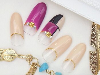 ネイルズガッシュ 大森駅前店(NAILs GUSH)/*マゼンダブロッキング*
