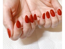 くすみボルドー