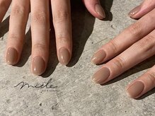 ミエレ(miele)/お洒落くすみベージュワンカラー