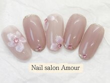 アムールユシマテン 上野湯島店(Amour)/ キラキラ春夏ネイルコース¥7980