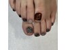Yuuka限定【事前相談必須】foot nail シンプル ￥6500~【オフ代別途】