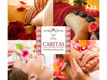 カリタス(CARITAS Total Beauty Esthetic Salon)の写真/ヘッド+顔ツボ+足ツボ+アロマリンパ120分(新規様HOTスト-ン付)全身の慢性的な疲れが解消され極上のひと時♪