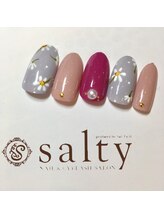 ネイルアンドアイラッシュサロン ソルティ 寺田町(salty)/ハンド/アート10本コース