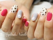 スタイリッシュネイルズ(Stylish Nails)/アニマルネイル＆パール