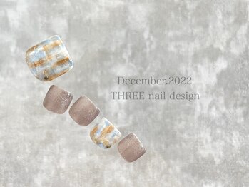 スリー(THREE)/December 2022/nail desing