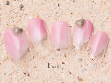 アイネイルズ 町田店(I nails)/塗りかけハートネイル7480円