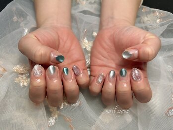 ネイル ミュー(nail myuu)/enoiマグネットで塗りかけネイル