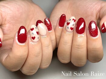 ライズ 本町店(Raize)/ハートネイル/フレンチ/ボルトー