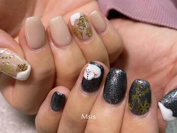 エムシス 夙川店(Msis)/Christmas nail