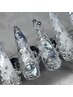 【Hand】アート&パーツ付け放題120分+長さ出しチップ10本