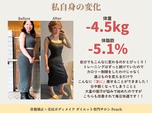 ピーチ(Peach)/体脂肪マイナス5.1%