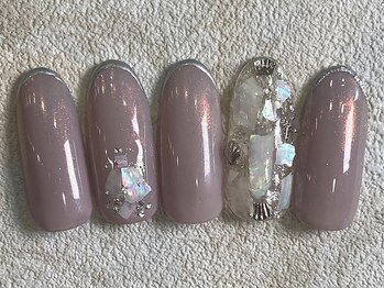 レイネイル 岐阜茜部店(RAY NAIL)/メタリックフレンチ