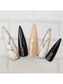 ネイルサロン マリブ(Maribu)/スカルプ　10本コース 大理石