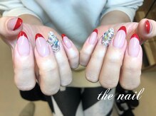 ザ ネイル(the nail)/赤フレンチ♪