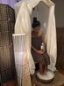 【よもぎ蒸し】選べるモリンガ蒸し、夏冷え解消、全身潤うハーブテント、足湯