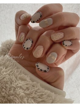 リップルズ(Ripples)/囲みウシ柄☆