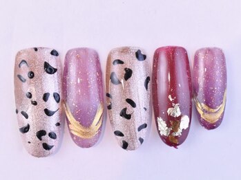 フォア ネイル(FOI NAIL)/レオパードネイル