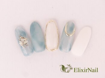 エリクサーネイル 神田(Elixir Nail)/シンプル/クーポン使用