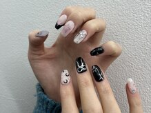 インザピンクリリー(in the pink LILY)/Y2Kネイル/推しネイル