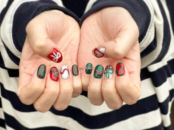 ガーデン ヘア&エステ&ネイル Garden/クリスマスネイル